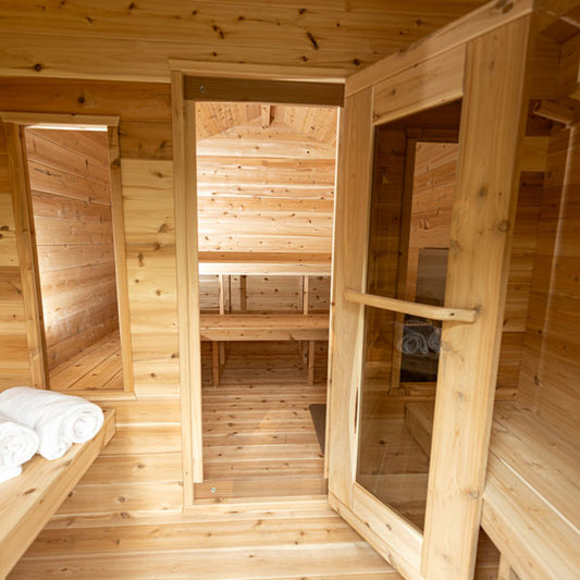 CT Georgian Cabin Sauna with Changeroom (CTC88CE)