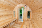 CT Tranquility Barrel Sauna with45 cm Porch -Seats 4-5 (CT2345W)