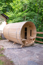 CT Tranquility Barrel Sauna with45 cm Porch -Seats 4-5 (CT2345W)