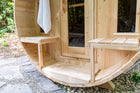 CT Tranquility Barrel Sauna with45 cm Porch -Seats 4-5 (CT2345W)