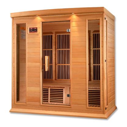 Maxxus 3-4 Person Hemlock Low EMF FAR Infrared Sauna (Model MX-K406-01)