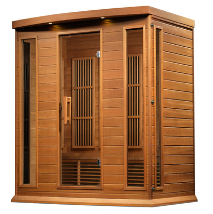 Maxxus 3-Person Low EMF FAR Infrared Sauna (Model MX-K406-01 Hemlock)