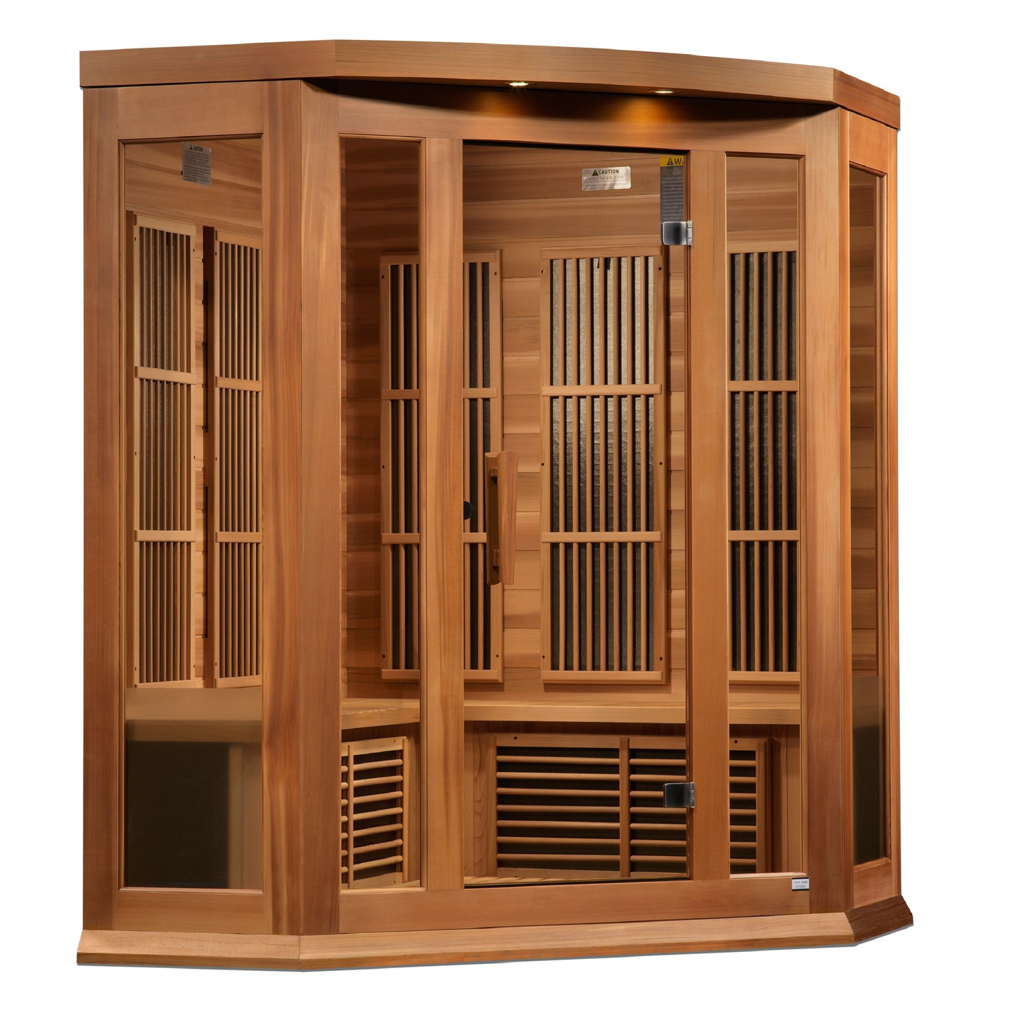 Maxxus 3-Person Red Cedar Near Zero EMF FAR Infrared Sauna (Model MX-K356-01-ZF Ced)