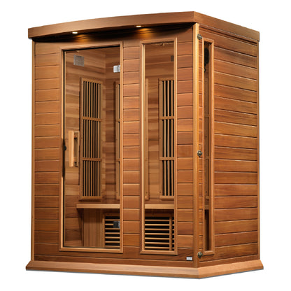 Maxxus Red Cedar Low EMF FAR Infrared Sauna (Model MX-K306-01 CED)
