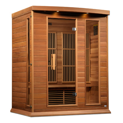 Maxxus Red Cedar Low EMF FAR Infrared Sauna (Model MX-K306-01 CED)