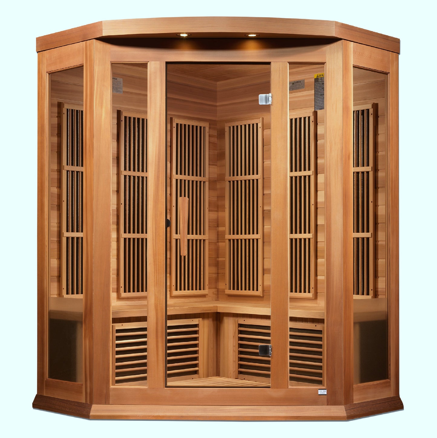 Maxxus 3-Person Red Cedar Near Zero EMF FAR Infrared Sauna (Model MX-K356-01-ZF Ced)