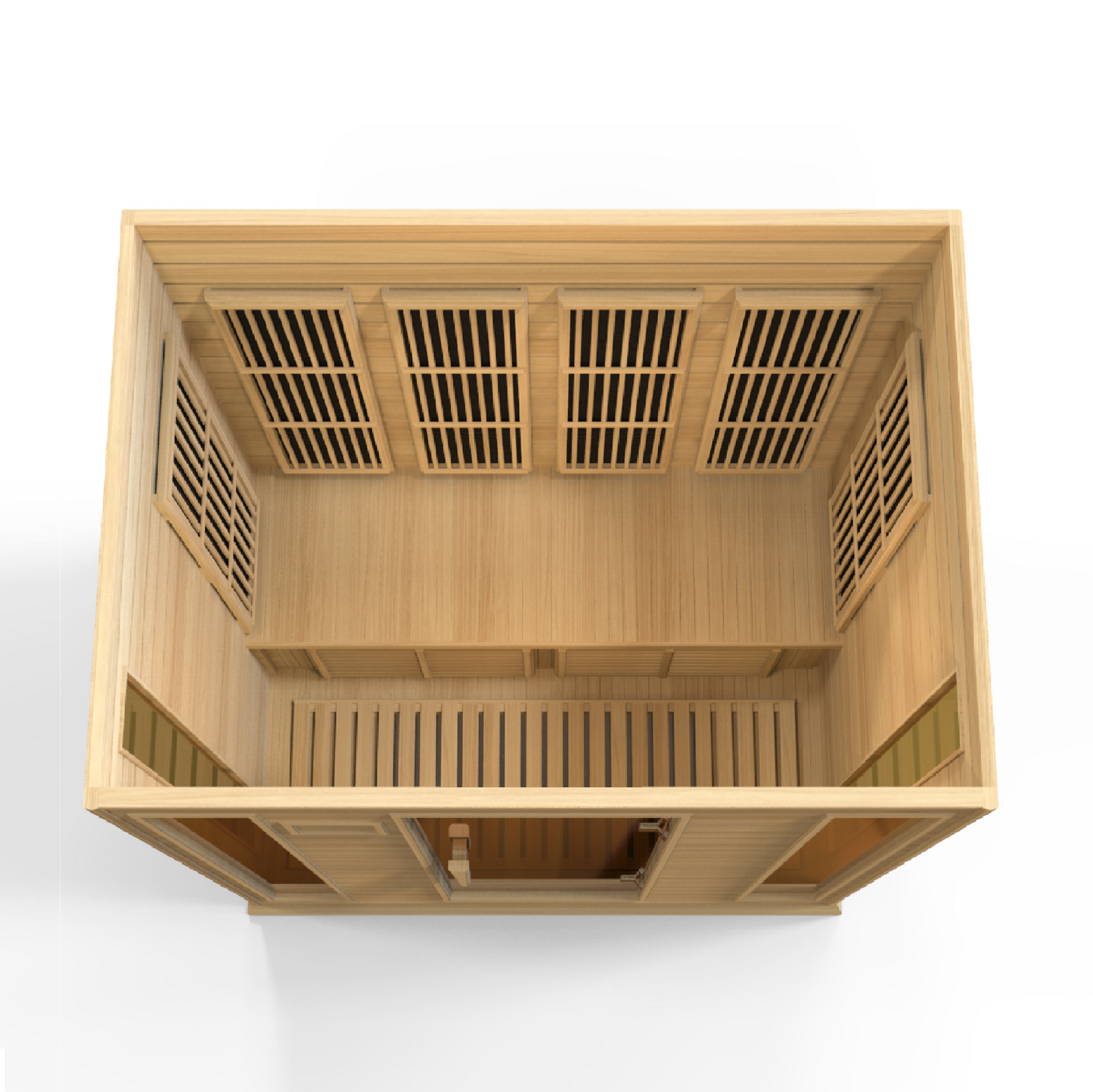 Maxxus 3-4 Person Hemlock Low EMF FAR Infrared Sauna (Model MX-K406-01)