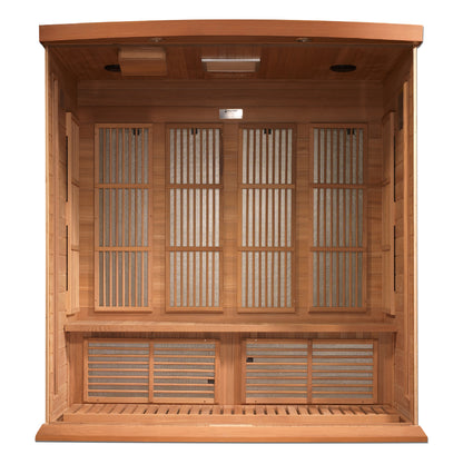Maxxus 3-Person Low EMF FAR Infrared Sauna (Model MX-K406-01 Hemlock)