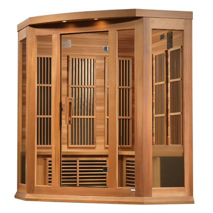 Maxxus 3-Person Red Cedar Low EMF FAR Infrared Sauna (Model MX-K356-01 CED)