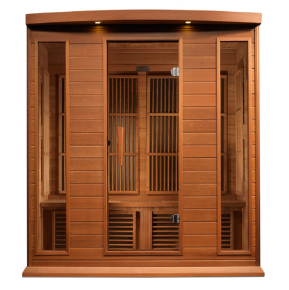 Maxxus 3-Person Low EMF FAR Infrared Sauna (Model MX-K406-01 Hemlock)