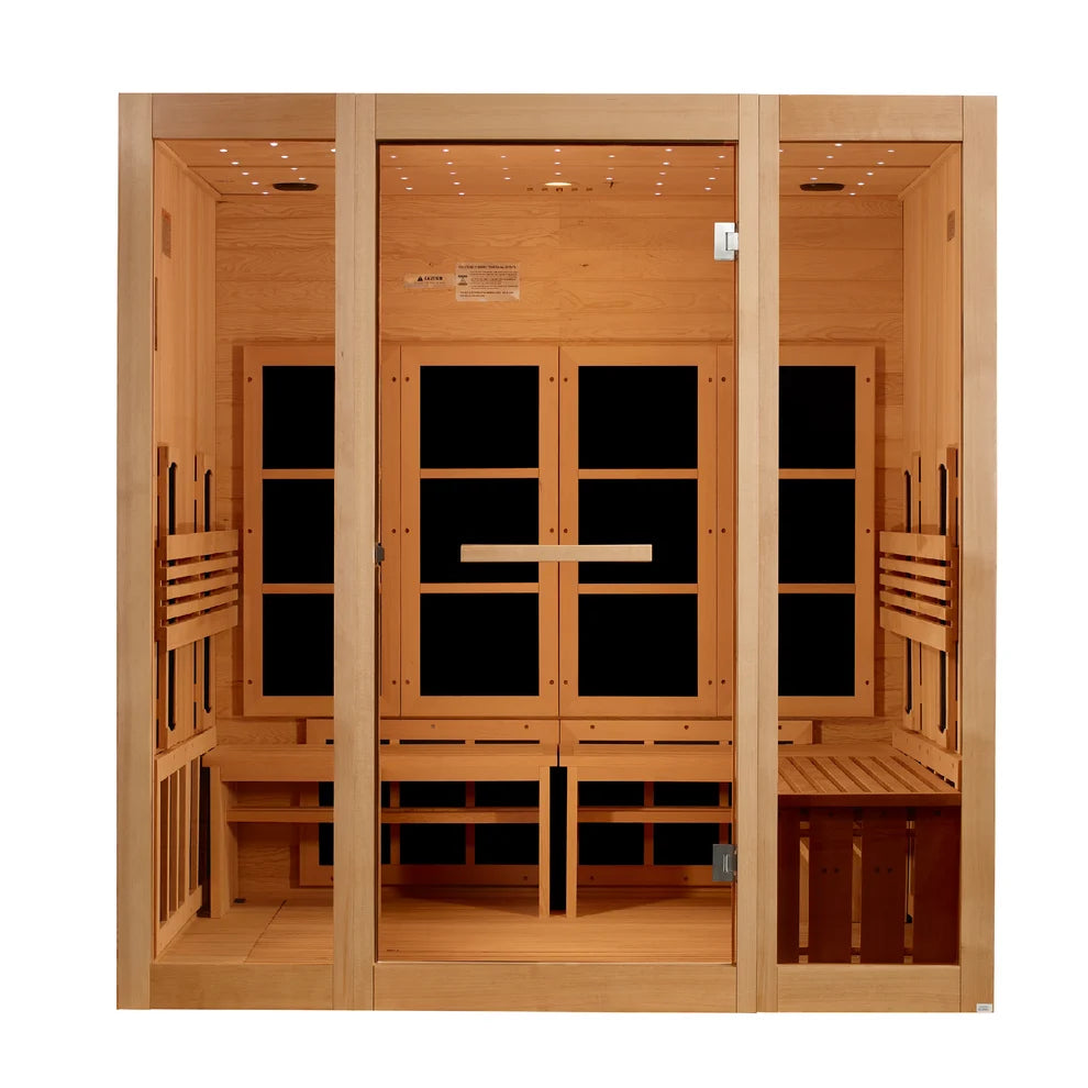 2026 8-Person Full Spectrum Near Zero EMF FAR Infrared Sauna (GDI-6880-03 FS)
