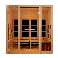 2026 8-Person Full Spectrum Near Zero EMF FAR Infrared Sauna (GDI-6880-03 FS)