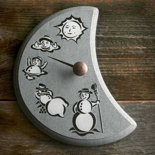 Snowman Soapstone Thermometer